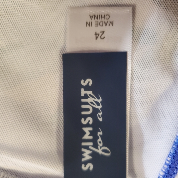 Plus Size Tankini Longer Length Surplice Swim Top Swimsuits For All - Picture 9 of 14